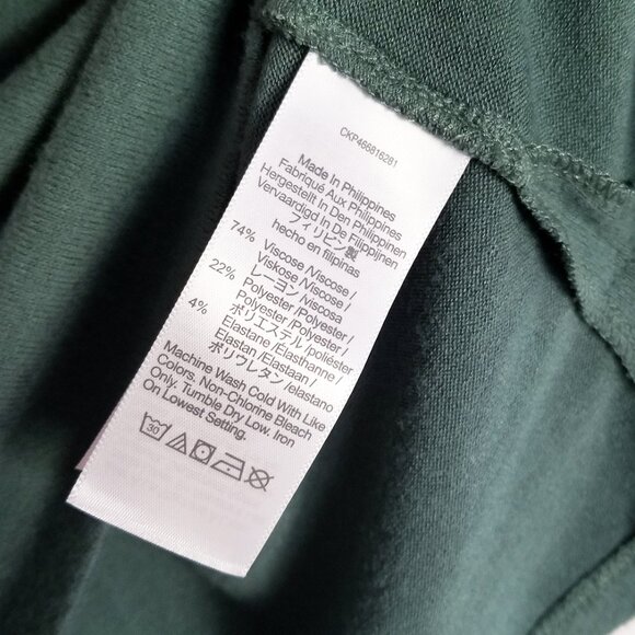 Madewell Dreamiest Knit Long-Sleeve Tee Size M Simply Sage Green Balloon Slv $68 - Picture 11 of 15